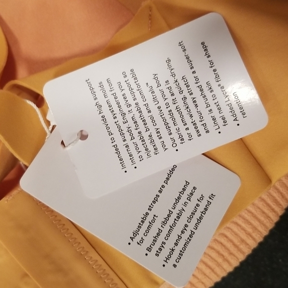 💕LULULEMON💕 Airsupport Bra ~ High Support Sports Bra Warm Apricot 36C NWT - Picture 8 of 14